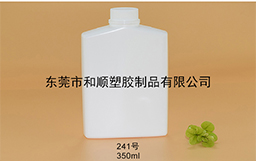 HDPE保健品塑料防盜方瓶241號350cc